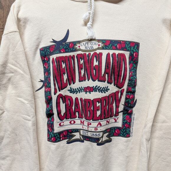 1994 New England Cranberry Company Hoodie Sweatshirt - Picture 3 of 7